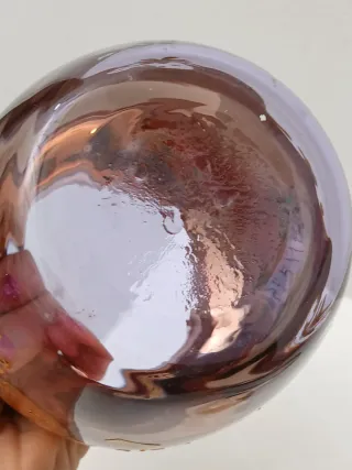 Vaso Murano Vintage Oro e Viola