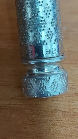 Gillette Tuckaway Plateado 1922.