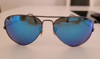 Gafas de sol Ray-Ban Aviator negras y azules