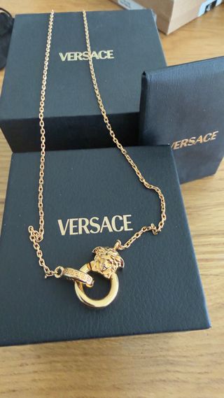 Collar Versace Medusa Oro