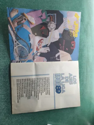 Álbum cromos fútbol Los Ases de la Liga 1988-89