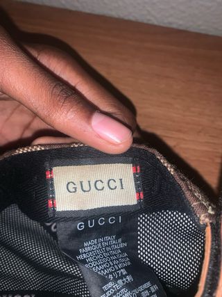 Gorra Gucci Beige y Marrón