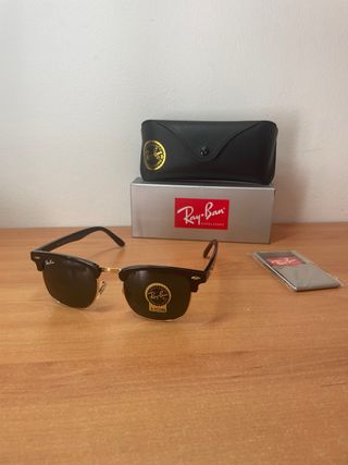 Gafas Ray-Ban Clubmaster Classic Negro/Dorado
