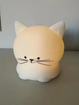 Lámpara de noche gatito multicolor