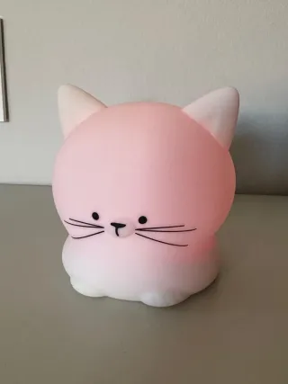 Lámpara de noche gatito multicolor