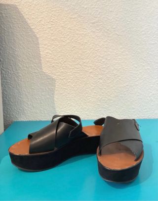 Sandalias Zara Piel Cruzadas