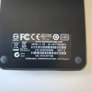 Disco Duro Externo Toshiba 1TB USB 3.0