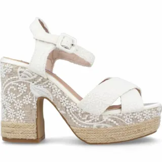 Sandalias Mandarina Talla 40 Novia