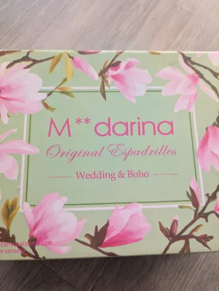 Sandalias Mandarina Talla 40 Novia