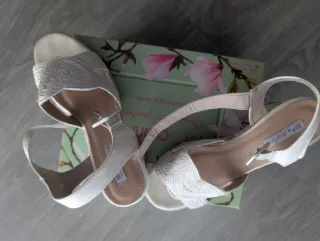 Sandalias Mandarina Talla 40 Novia