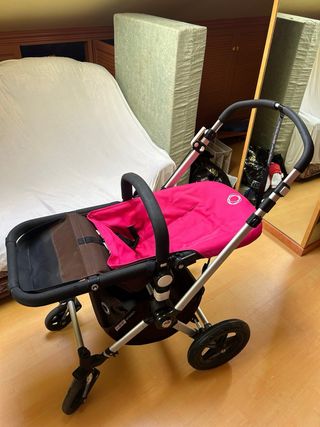 Carrito Bebé Bugaboo Camaleon Rosa CON TODO