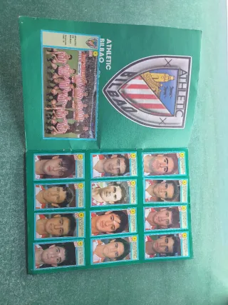 Álbum Cromos fútbol Los Ases de la Liga 1990-1991