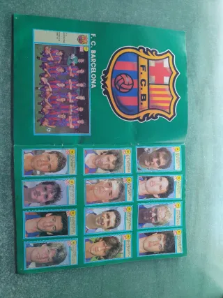 Álbum Cromos fútbol Los Ases de la Liga 1990-1991