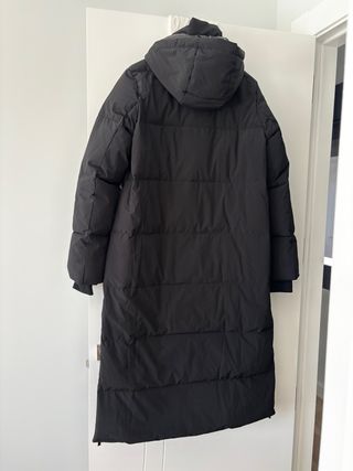 Abrigo largo negro Zara nuevo