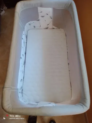 Cuna de viaje Lionelo Aurora gris 3 en 1