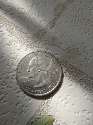 Moneda Vermont 2001 D cuarto de dolar Estados Unid