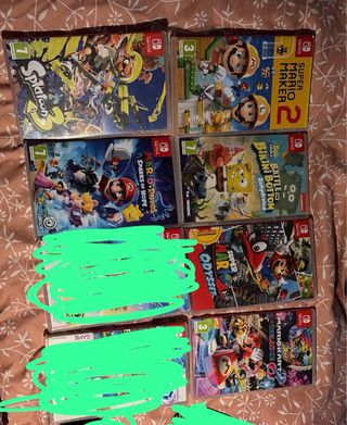 NEGOCIABLE Lote de juegos nintendo switch