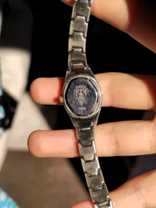 Reloj Gucci Plata y Azul