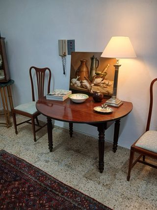 Mesa Pembroke Caoba Victoriana Inglesa