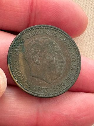 Moneda 2.50 Pesetas Franco 1953
