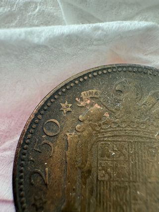 Moneda 2.50 Pesetas Franco 1953