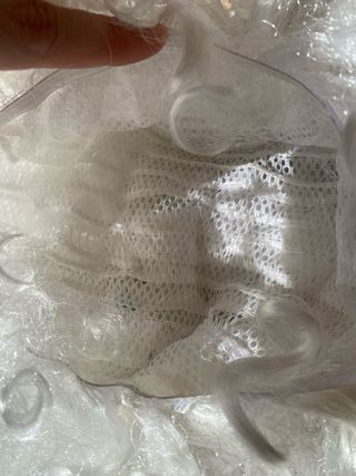 Peluca blanca varias tallas disfraz