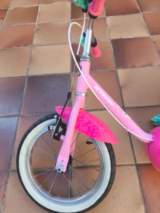 Bicicleta infantil unicornio 14 pulgadas