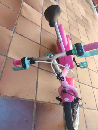 Bicicleta infantil unicornio 14 pulgadas