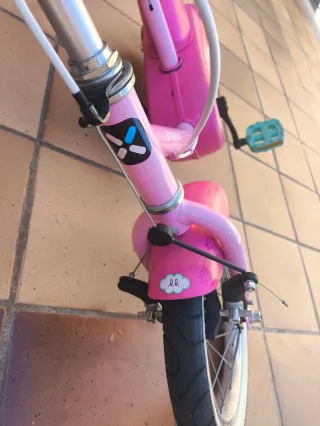 Bicicleta infantil unicornio 14 pulgadas