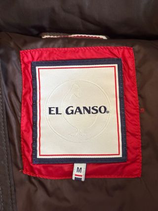 Abrigo plumífero El Ganso hombre marrón