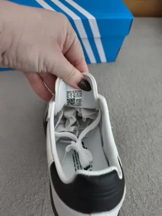 Adidas Samba Gris y Blanco