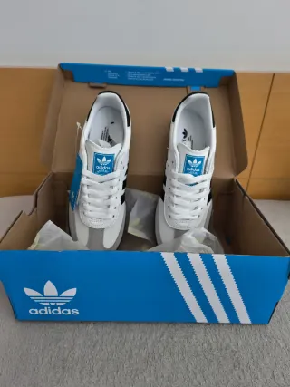 Adidas Samba Gris y Blanco