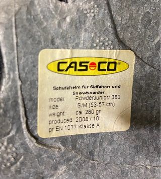 Casco de ski/snow blanco marca CASCO