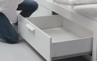 Diván cama IKEA BRIMNES con colchones