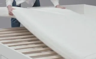 Diván cama IKEA BRIMNES con colchones