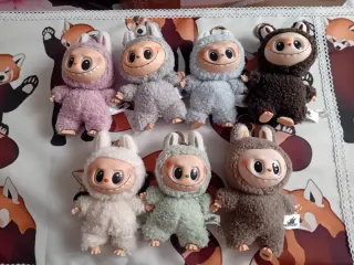 Labubu Exciting Macaron 7pz Collezione Completa