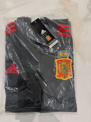 Chaqueta deportiva Adidas gris y roja ORIGINAL