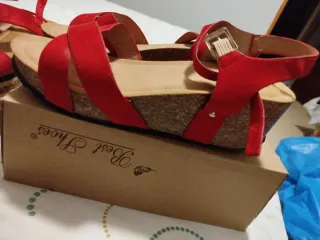 Sandalias Best Shoes Rojas Talla 41