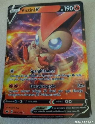 Victini V 025/202 Carta Pokémon
