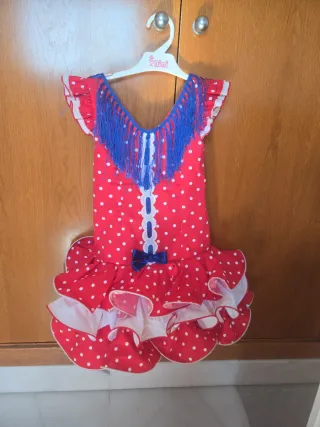 Traje Flamenca Niña Talla 6