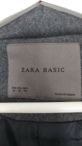 Abrigo corto Zara Talla M
