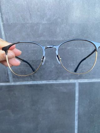 Funda gafas Ray-Ban negra y dorado Nuevas
