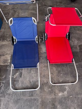 Hamacas carrito playa con ruedas