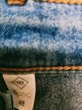 Pantalón vaquero Basic Talla 48