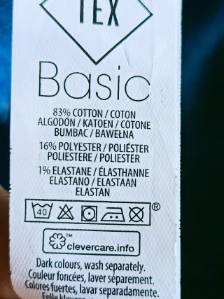 Pantalón vaquero Basic Talla 48