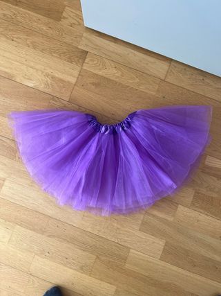 Falda tutú morada
