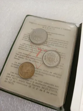 pruebas numismaticas pesetas españa