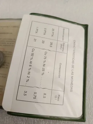 pruebas numismaticas pesetas españa