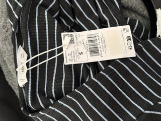 Vestido largo rayas canalé lurex S