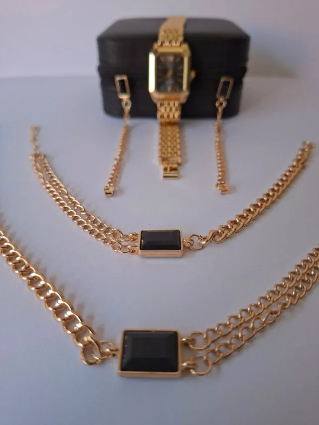 Colección Sombra y Luz - Set Reloj+conjunto+joyero